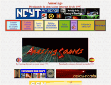 Tablet Screenshot of amazings.com